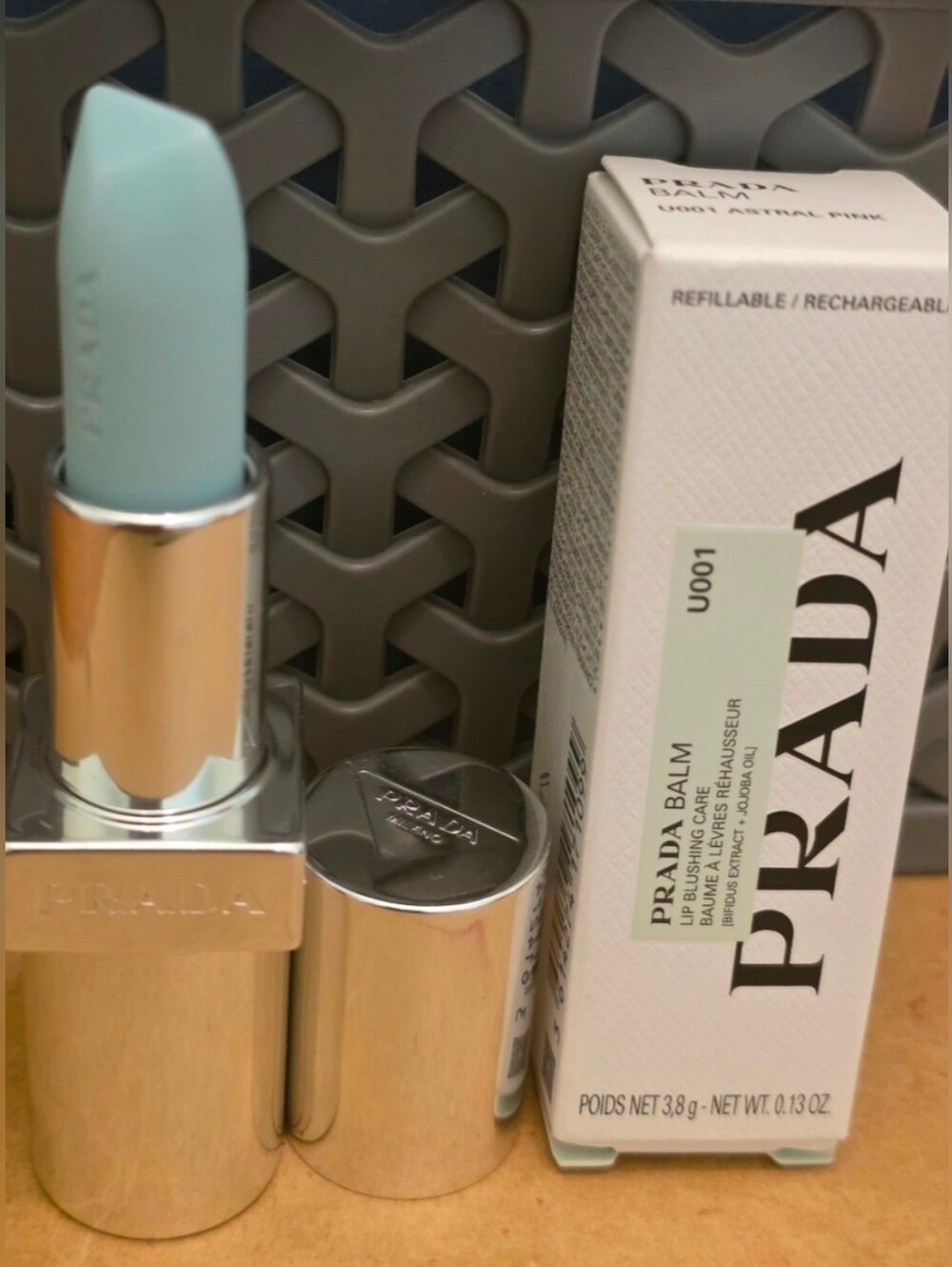 Prada Blushing Care lip balm Color U001 - ASTRAL PINK. BNIB - Picture 3 of 8